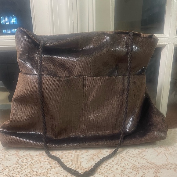 Claudio Orciani Italian Shoulder Bag Hobo Tote Handbag - Picture 5 of 12